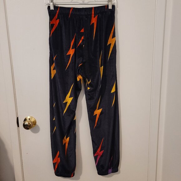 Aviator Nation Woman Velvet Lighting Bolt Zip up hoodie and pants - Picture 6 of 6